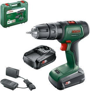 Шуруповерт-дрель акумуляторний Bosch UniversalImpact 18В 2х1.5Ач 20Нм 0-440&middot;0-1450об/мин кейс ЗП 1.3кг