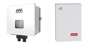 MEGAREVO R8KL1D-G2/BAT-10KWH-51.2V-100A Комплект гибридный солнечный инвертор 8кВт + батарея 10КВт*ч