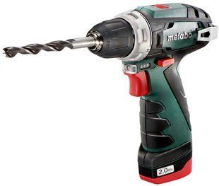 Шуруповерт-дрель акумуляторний Metabo BS Basic 12В 2x2Ач 17&middot;34Нм 0-360&middot;0-1400об/мин 0.95кг