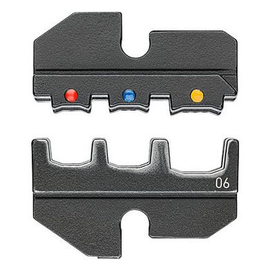 Плашка опресувальна для наконечників кабельних ізольованих + штекер KNIPEX 97 49 06