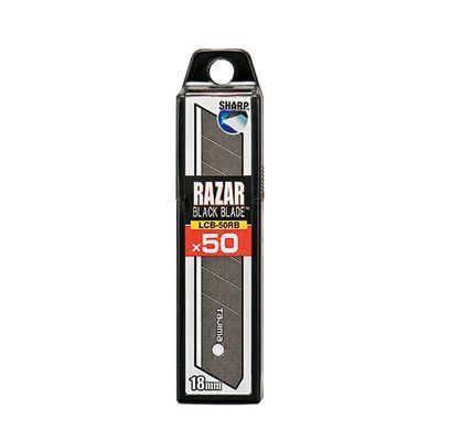 Леза сегментні 18мм TAJIMA Razar Black Blades LCB50RB-50H, 50 шт.