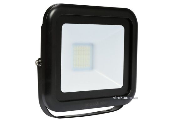 Прожектор SMD LED діодний мережевий VOREL : 230 В, 50 Вт, 4000 lm, 6000 К, з кріпильною скобою (DW)