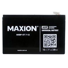 Акумулятор промисловий MAXION MXBP OT 12 - 7 (12V, 7Ah)