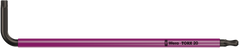 Г-образный ключ WERA,967 SPKL TORX® BO Multicolour, 05024356001, TX27×112мм