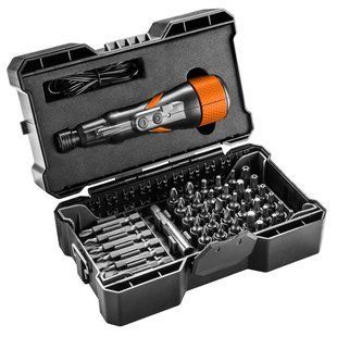 Отвертка Neo Tools акумуляторна, micro-USB, 3.6В Li-Ion, 800мАч, 280об&middot;мин, 42 бит, SL,PH,PZ,Torx, кейс