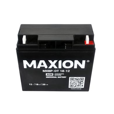 Аккумулятор промышленный MAXION MXBP OT 12-18 (12V, 18Ah)