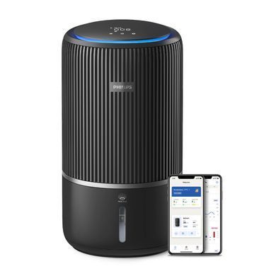 Очиститель воздуха Philips 2 в 1 PureProtect Water Series 3400, 78м2, 300м3/ч, Nano, НЕРА,по передн.,угольный фильтр, Wi-Fi, датчик