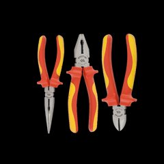 Набір інструментів 3ед, VDE (кусачки щипці пасатижі з ізольованими рукоятками)