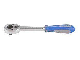 Трещотка 1/2" силовая 32 зуба с двухкомпонентной ручкой