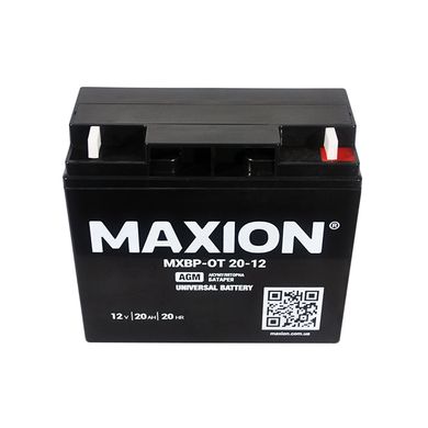 Аккумулятор промышленный MAXION MXBP OT 12-20 (12V, 20Ah)