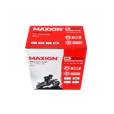 Мото акумулятор GEL YTX 7L-BS MAXION (12V, 7A)