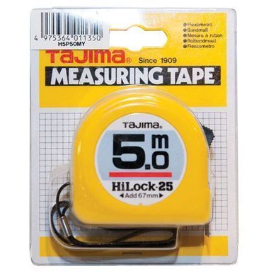 Рулетка універсальна TAJIMA HI LOCK, H5P50MY- 5м&times;25мм