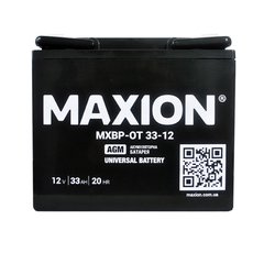 Акумулятор промисловий MAXION MXBP OT 12 - 33 (12V, 33Ah)