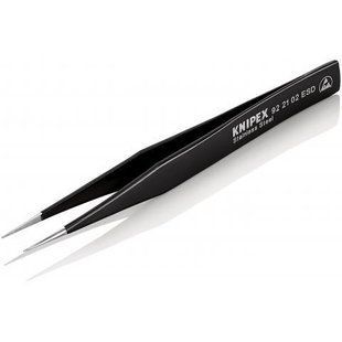 Пинцет для прецизионных работ, антистатический KNIPEX 92 21 02 ESD