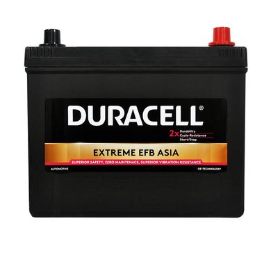 Автомобільний акумулятор DURACELL Extreme EFB Asia 70Ah 680A R+ (D26)