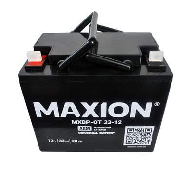 Аккумулятор промышленный MAXION MXBP OT 12-33 (12V, 33Ah)