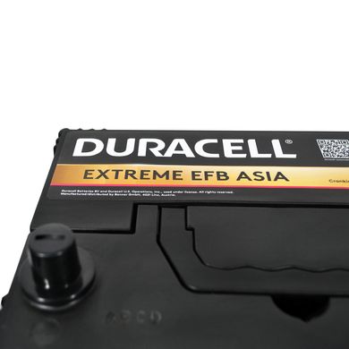 Автомобильный аккумулятор DURACELL Extreme EFB Asia 70Ah 680A R+ (D26)