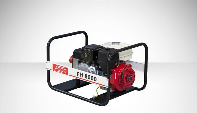 FOGO Генераторная установка FH8000 3ф-7кВА/1ф-3,5кВт, двиг. Honda, бак-6,2л, руч. старт