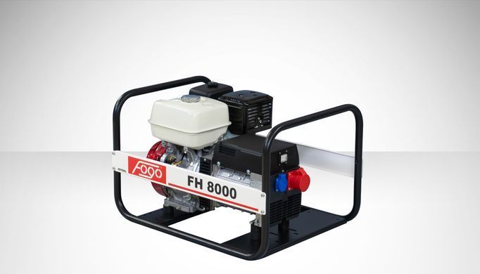 FOGO Генераторная установка FH8000 3ф-7кВА/1ф-3,5кВт, двиг. Honda, бак-6,2л, руч. старт