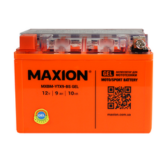 Мото аккумулятор GEL YTX 9-BS MAXION (12V, 9A)