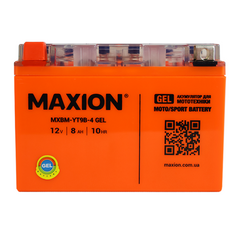 Мото аккумулятор GEL YT 9B-4 MAXION (12V, 8A)