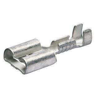 Гильзы флажковые без изоляции 6,3х0,8мм KNIPEX 97 99 071, (1,0-2,5мм&sup2;) (100шт)