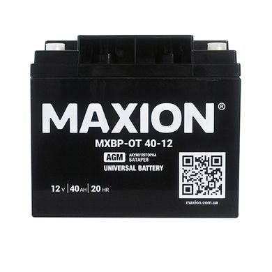 Аккумулятор промышленный MAXION MXBP OT 12 – 40 (12V, 40Ah)