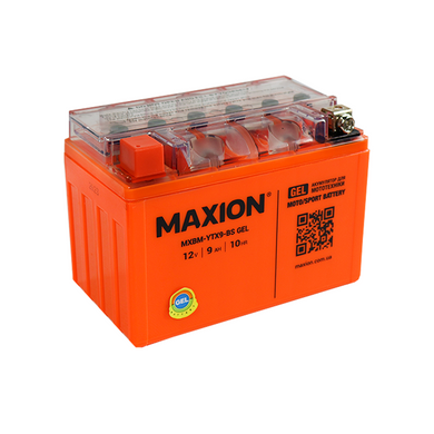 Мото акумулятор GEL YTX 9-BS MAXION (12V, 9A)