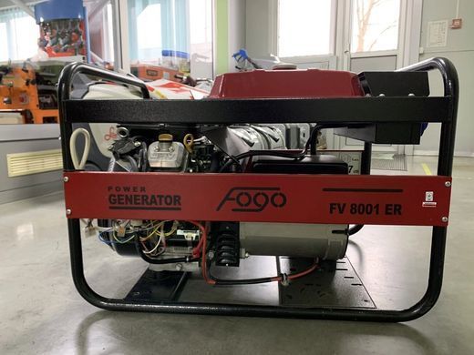FOGO Генераторна установка FV8001ERA 1ф-7,5кВт, двиг. B&S, бак-16л, ел. старт, привід під АВР