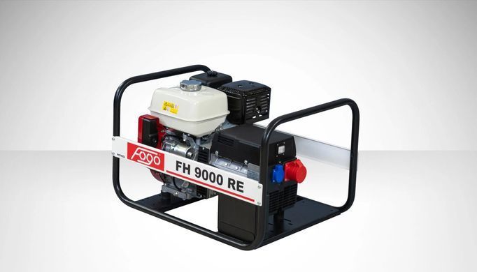 FOGO Генераторная установка FH9000RE 3ф-7,7кВА/1ф-4,5кВт, двиг. Honda, бак-6,2л, эл. старт, стаб. напряжения