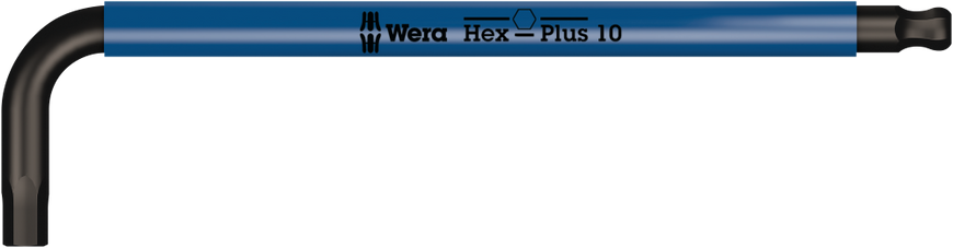 Г-подібний ключ WERA, 950 SPKL Multicolour, метричний, 05022616001, 10.0×224 мм