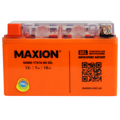 Мото аккумулятор GEL YTX 7A-BS MAXION (12V, 7A)