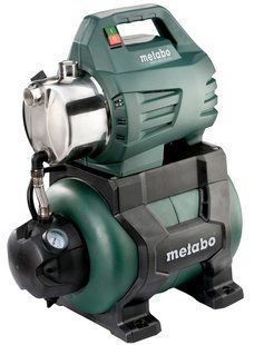 Насосная станция Metabo HWW 4500/25 Inox, 1300Вт, 4.5куб/ч, высота подачи 48м, всасывание до 8м, ресивер 24л, 17.1кг