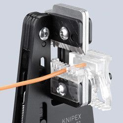 Прецизионный инструмент для удаления изоляции с фасонными ножами KNIPEX 12 12 12