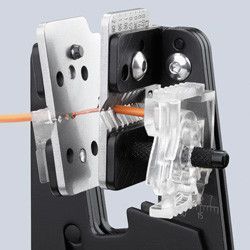 Прецизионный инструмент для удаления изоляции с фасонными ножами KNIPEX 12 12 12