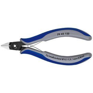Прецизійні кусачки бокові для електроніки KNIPEX 79 42 125
