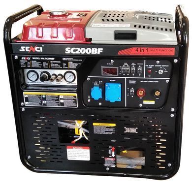 Генератор сварочный бензиновый 4в1 SENCI SC 200 BF