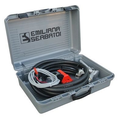 Emiliana Serbatoi Набор для перекачки ДТ, 24В, шланги 3/4 "3м, ручной пистолет