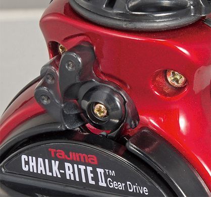 Шнур для разметки 25м TAJIMA, CHALK-RITE II GEAR DRIVE, CR201RD