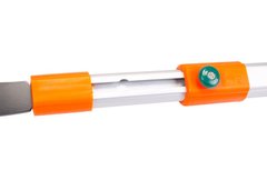 Сучкорез MASTERTOOL с храповым механизмом телескопические ручки 700-1030 мм тефлон AL ручки наковальня 14-6126