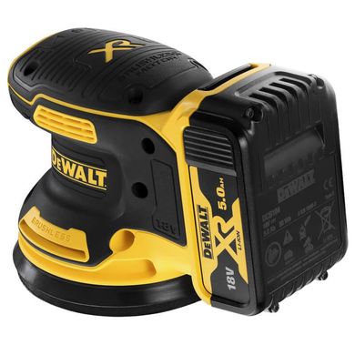 Шлифмашина эксцентриковая аккумуляторная бесщёточная DeWALT DCW210P2