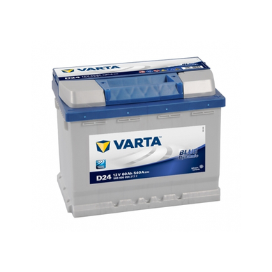 Автомобильный аккумулятор VARTA Blue Dynamic (D24) 60Ah 540A R+ (L2)