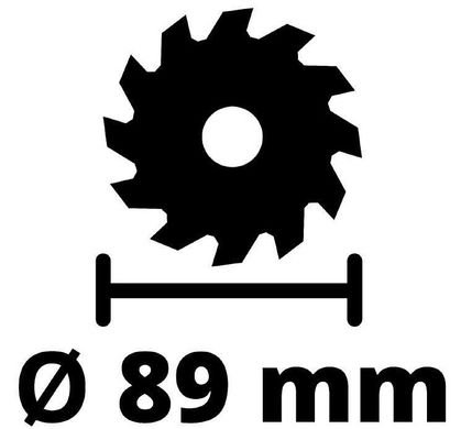 Einhell Міні-пила циркулярна TE-CS 18/89 Li - Solo акум., PXC, 18В, 3500 об/хв, диск 89х10 мм