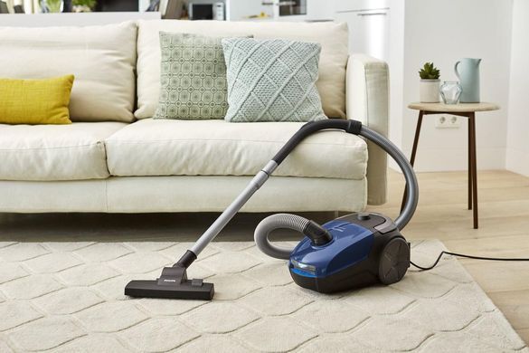 Пилосос Philips мішковий PowerGO, 750Вт, 3л, НЕРА, синий