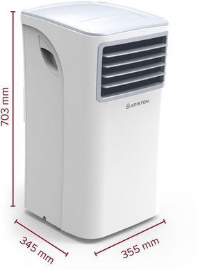 Кондиционер мобильный Ariston Mobis 8 16м2 on/off 8000BTU 2.3кВт A/- R290 белый