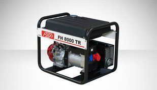FOGO Генераторна установка FH8000TR 3ф-7кВА/1ф-3,5кВт, двиг. Honda, бак-26 л, ручн. старт, стаб. напруги