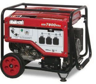 Генератор Daishin SEB7800HA, 230В/50 Гц,6,6кВа,GX390H2, AVR, 25л, 3х16А, 9год, 12В-8,3А,