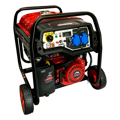 VULKAN Генераторная установка SC3500-III (бензин/газ) 1ф 2,8кВт/2,3кВт, ручн. старт/электростарт, бак-15л