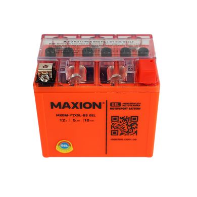 Мото аккумулятор GEL YTX 5L-BS MAXION (12V, 5A)