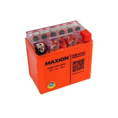 Мото акумулятор GEL YTX 5L-BS MAXION (12V, 5A)